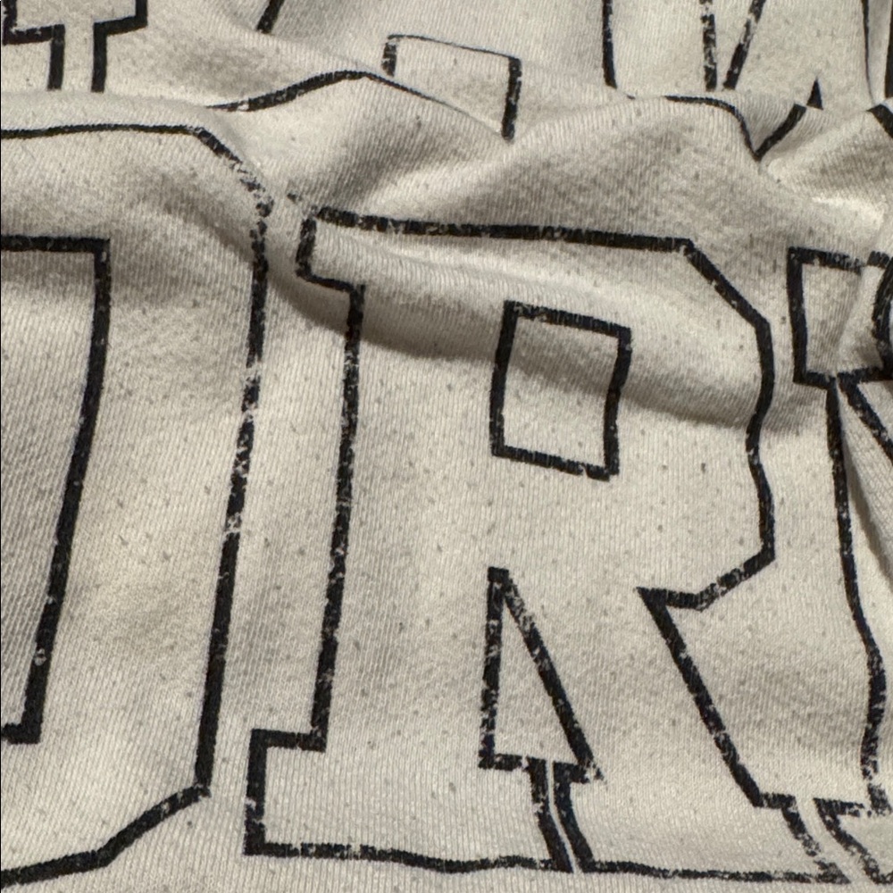 Free People / We The Free creamy white & black New York Camden sweatshirt (L) - Picture 8 of 9